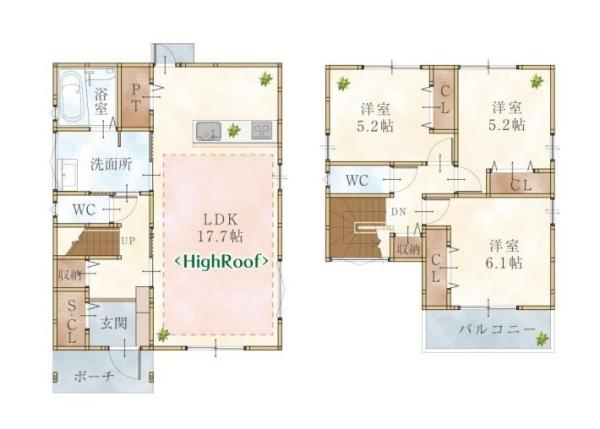 岩出市曽屋6-6号棟　新築戸建