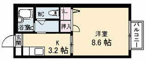【間取り】 | コーポ南吉方 | 間取り