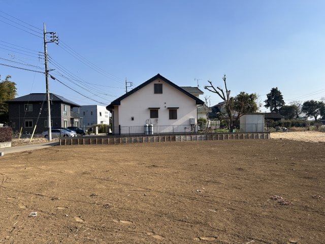 東大和田町土地　10年特例の外観|敷地内からの写真です。