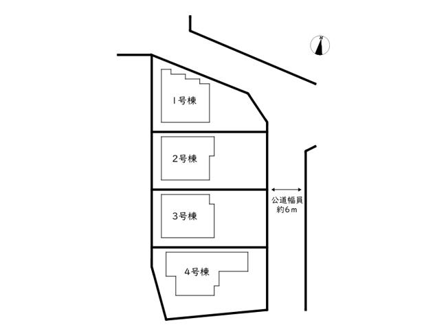 【区画図】 | 姫路市青山7期／全4棟