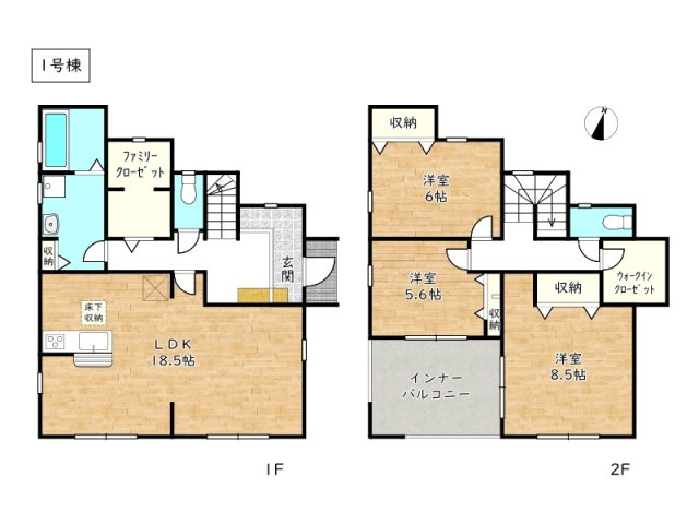 【間取り】 | 姫路市青山7期／全4棟