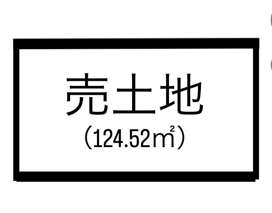 自由ヶ丘2丁目売土地の土地図|【現況引渡】敷地面積124.52㎡