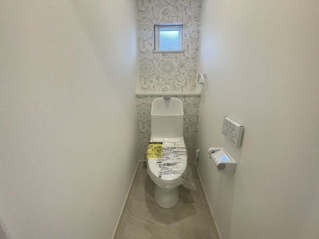常盤3の家　鹿児島県鹿児島市常盤2丁目11-5の一部のトイレ|トイレは１階と２階の両方にあります。    