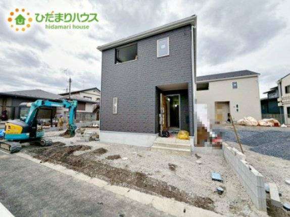 【外観】 | 笠間市鯉淵第8　新築戸建　2号棟 | 資料請求やご案内も即日対応いたします♪同じ施工例の物件見学も可能です！