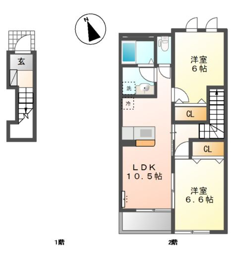 【間取り】 | ヴィラ　アマーブレス
