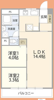 日興マンションの間取り
