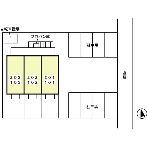 グランシャリオの区画図