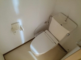 【トイレ】 | コーポサンシャイン | シンプルで使いやすいトイレです