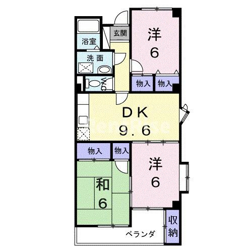 ブライトンハイツのバルコニー