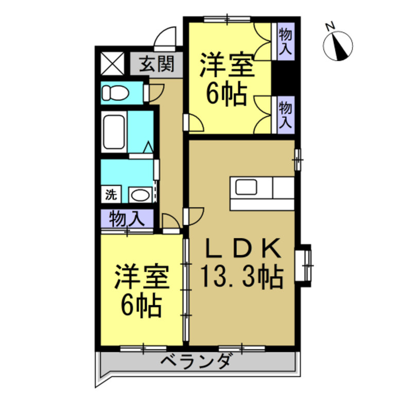 ファンシアの間取り