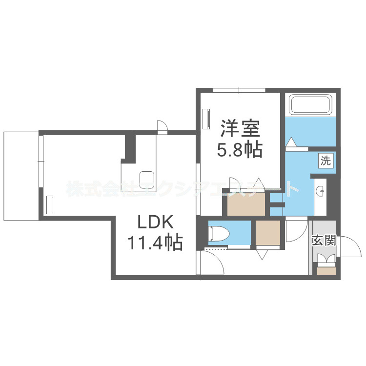 La Coeur北島の間取り