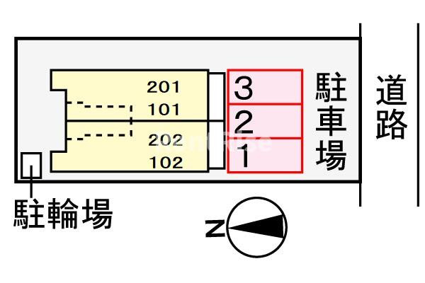 エル・メゾンの駐車場|駐車場