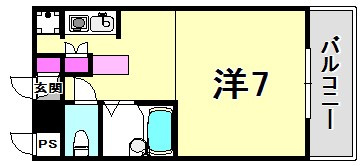 ペアコート仁川の間取り