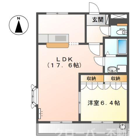 ステイブル円座Ⅱの間取り
