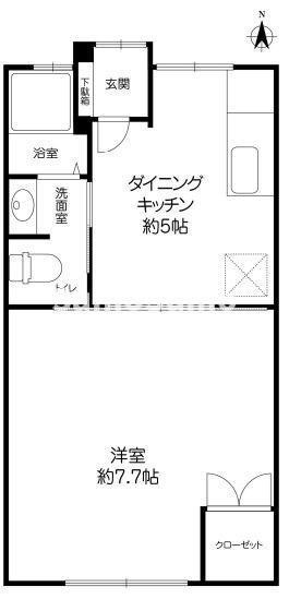 岡本梅林住宅６号棟の間取り