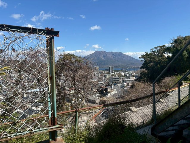上竜尾町　中古戸建ての展望|敷地からは桜島眺望可！