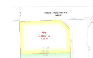 【区画図】 | 鳥取市立川町２丁目土地