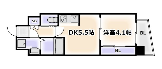 【間取り】 | セレニテ難波ミラク参番館