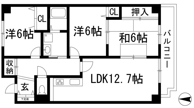 【間取り】 | パレフルール