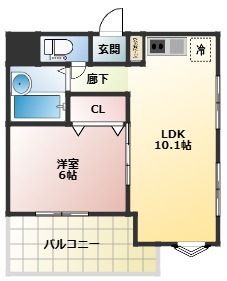 シャトルⅡの間取り|左右反転の場合有　現況優先