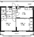 【間取り】 | サンフィールド高鍋IIの間取り
