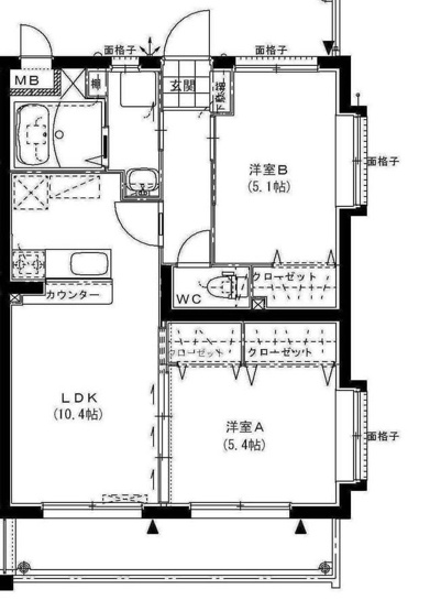 【間取り】 | ハーバーウエスト | 間取り