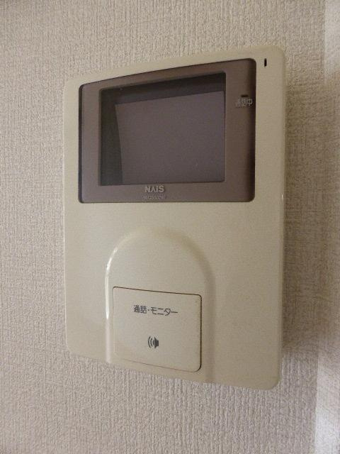 ヴィラ・クローバーのセキュリティ|TVモニター付きで安心です☆