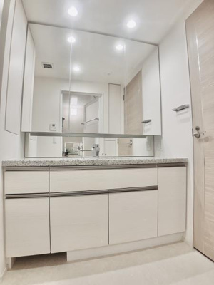 【洗面所】 | Ｂｒｉｌｌｉａ大山町 | ゆったりとスペースのある洗面所