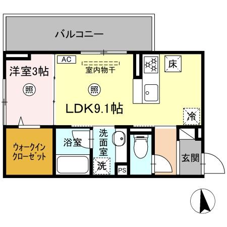 D－ROOM＋西町の間取り