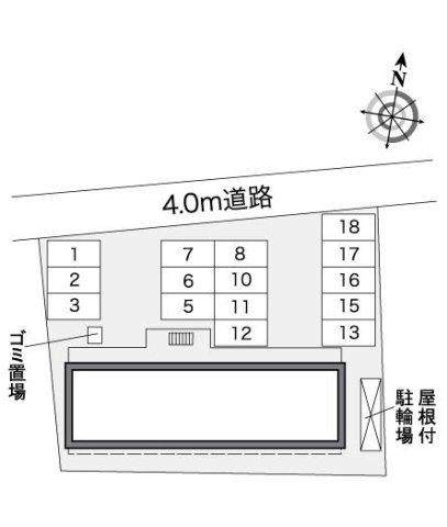レオパレス桜坂の区画図