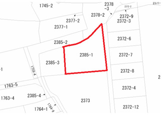 【区画図】 | 志布志市志布志町安楽　売地