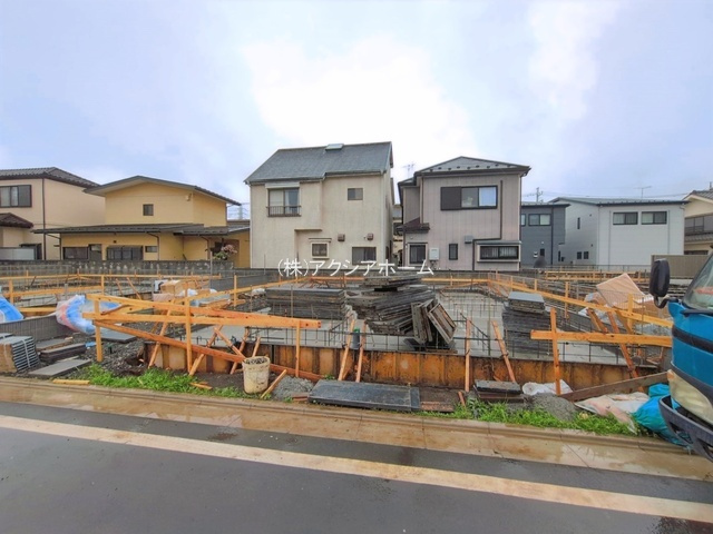 所沢市上安松・全4棟　新築一戸建　3号棟の前面道路含む現地写真|2026年3月31日撮影