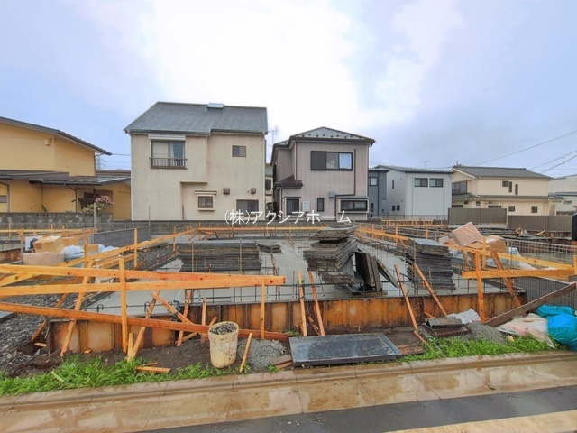 所沢市上安松・全4棟　新築一戸建　3号棟の前面道路含む現地写真|2026年3月31日撮影