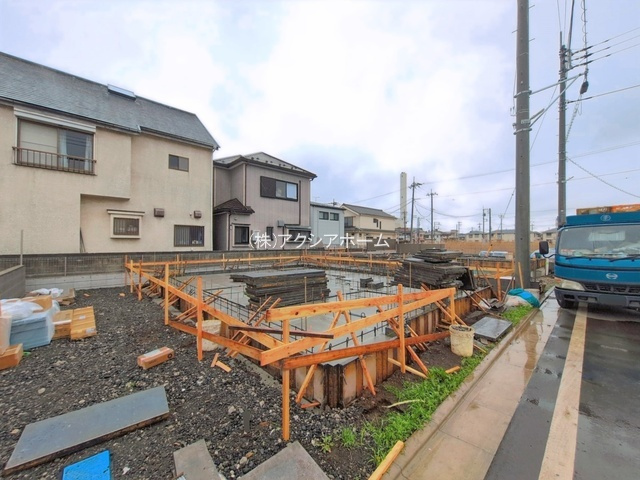 所沢市上安松・全4棟　新築一戸建　3号棟の区画図|【全4棟・3号棟】
縦列駐車2台可能です。