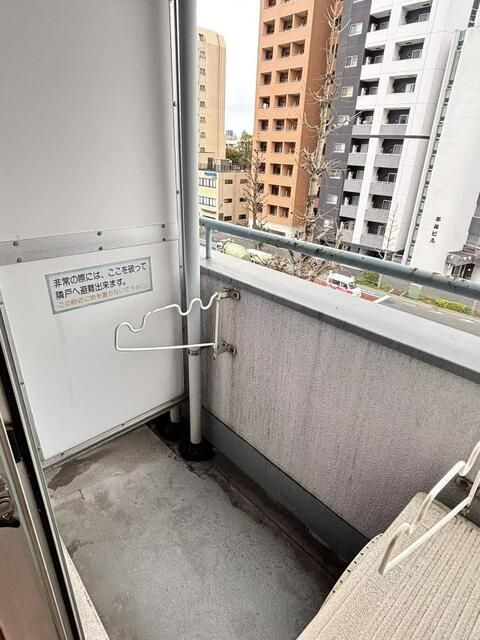 クレール千寿のバルコニー