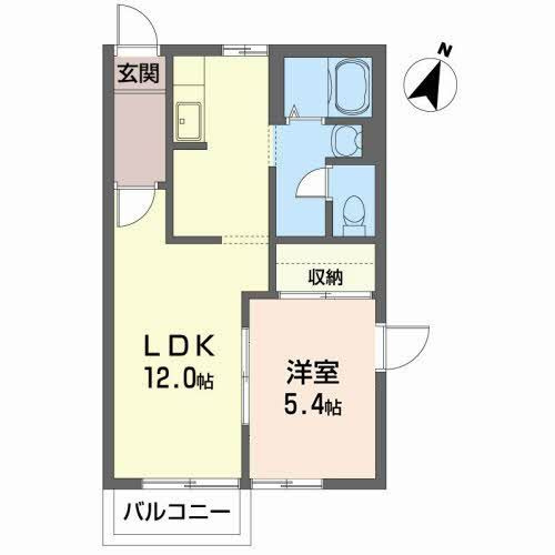 メゾンド・エストエール Ｃの間取り