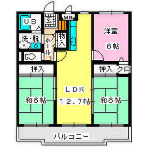 【間取り】 | ロイヤルハイツ博多南 | 現況優先です。
