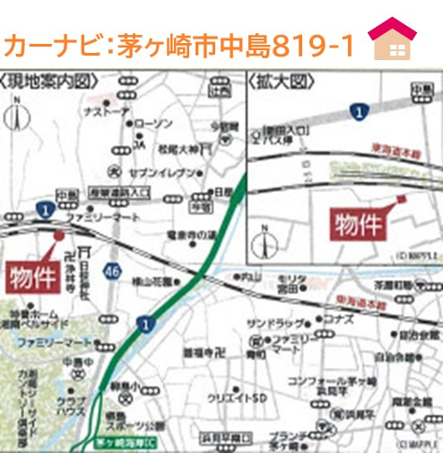 【地図】 | 只今ご好評の現地販売会開催中！
直接営業担当に質疑・応答できるこの機会に、ぜひご内見下さい♪