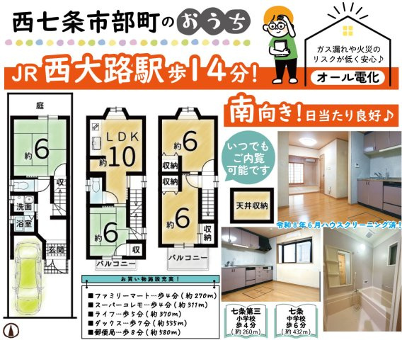 西七条市部町の間取り