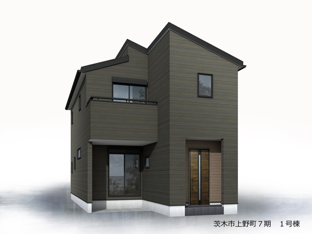 リーブルガーデン茨木市上野町7期の外観パース