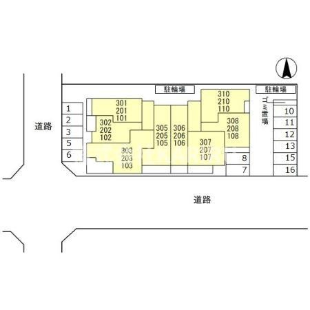 アレグリア バロールの区画図