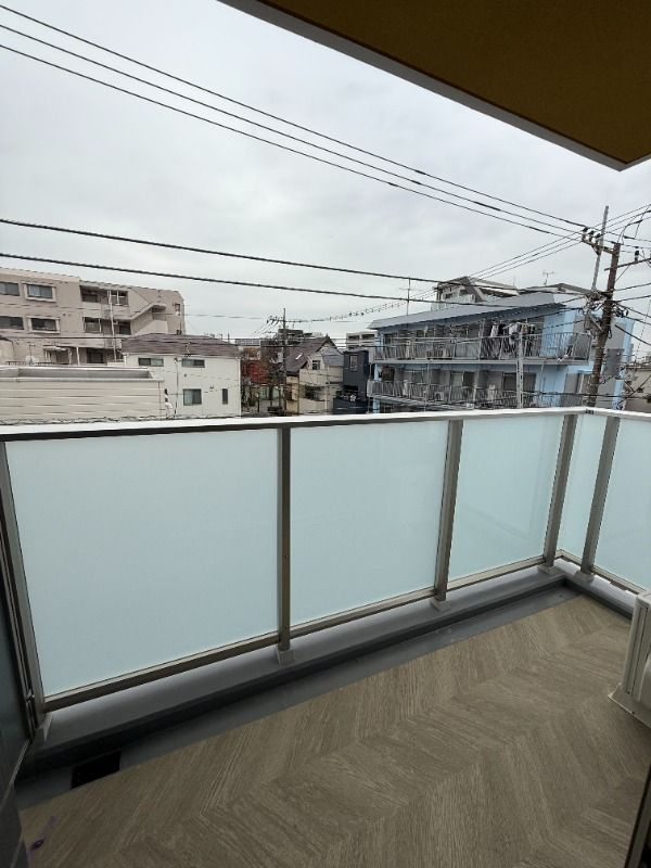 リヴシティ蒲田イーストのバルコニー
