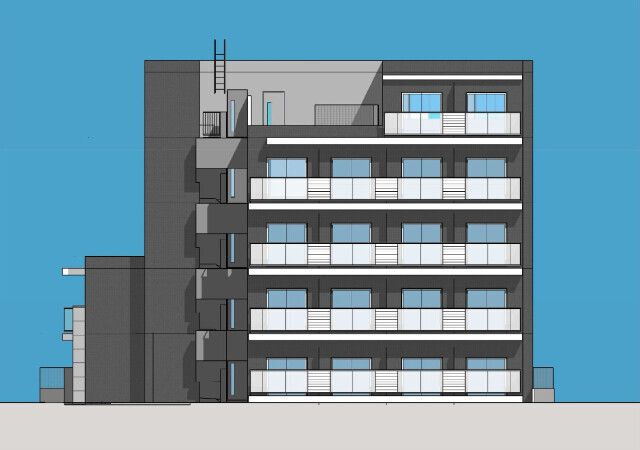 リヴシティ蒲田イーストの外観パース