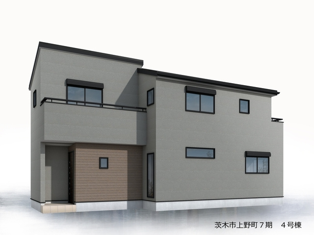 リーブルガーデン茨木市上野町7期の外観パース