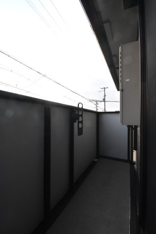 セジュール照ヶ丘のバルコニー