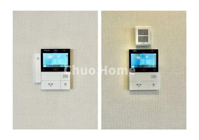 WコンフォートタワーズWESTのセキュリティ|テレビモニター付きインターホンはリビングと10.3帖の主寝室にそれぞれ設置