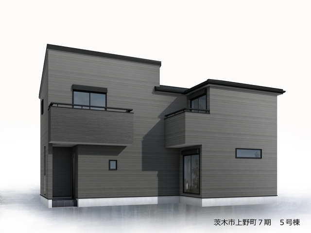 リーブルガーデン茨木市上野町7期の外観パース