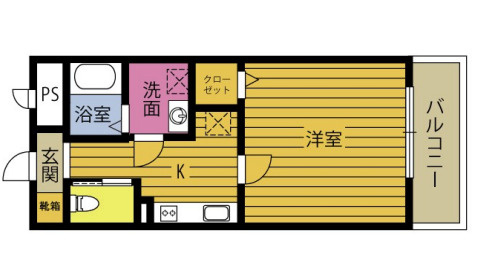 リデアル京町の間取り