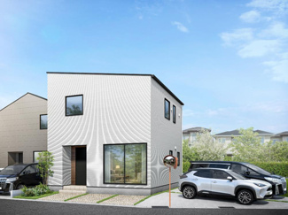 【外観パース】 | 鳥取市岩倉新築戸建て