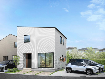 【外観パース】 | 鳥取市岩倉新築戸建て